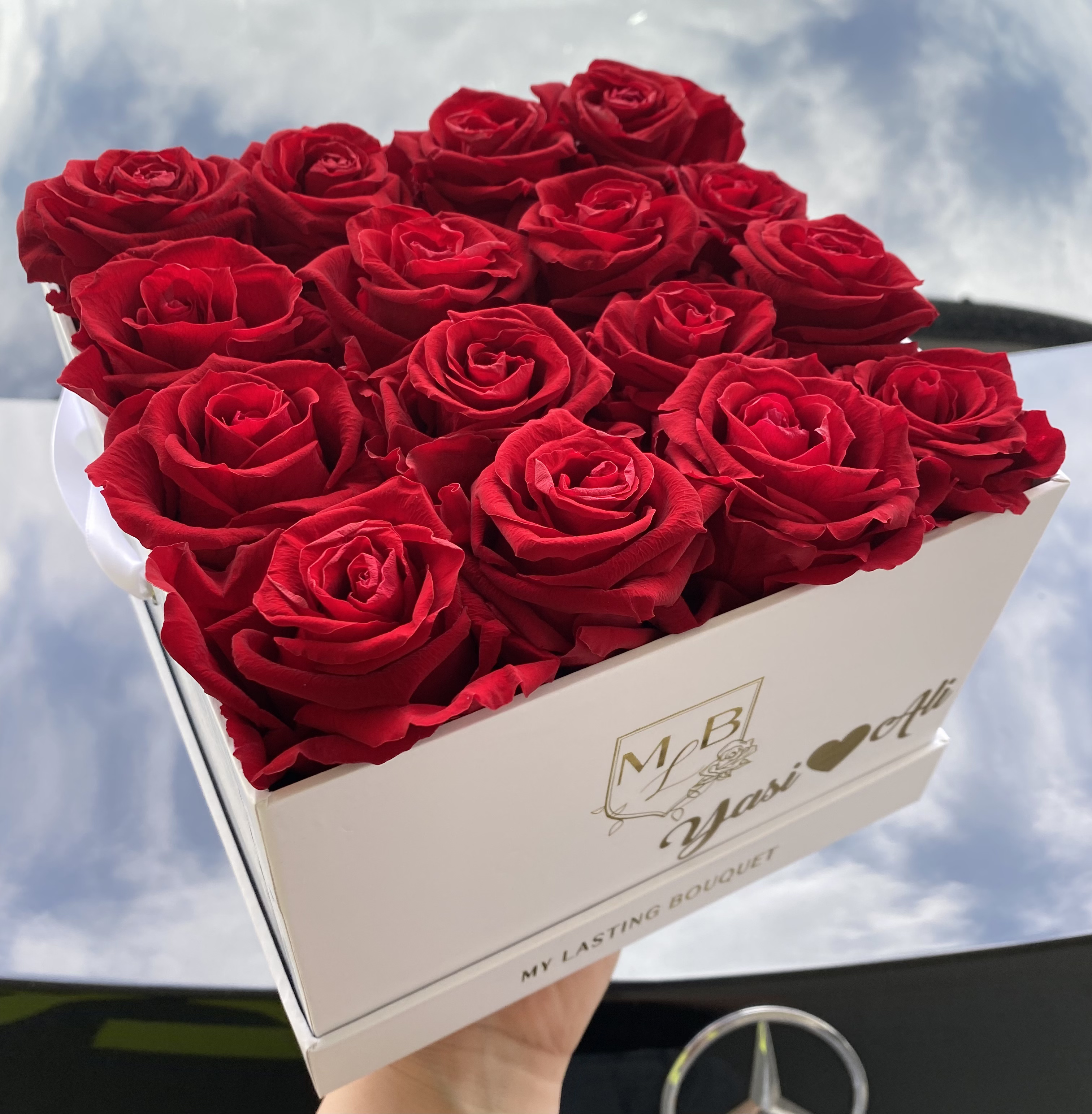 Medium- Red Roses - My Lasting Bouquet