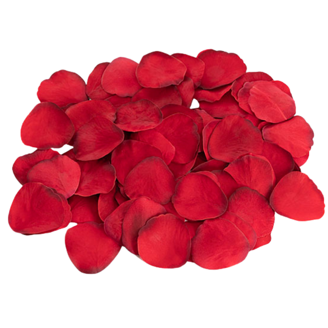 100 Silk Rose Petals