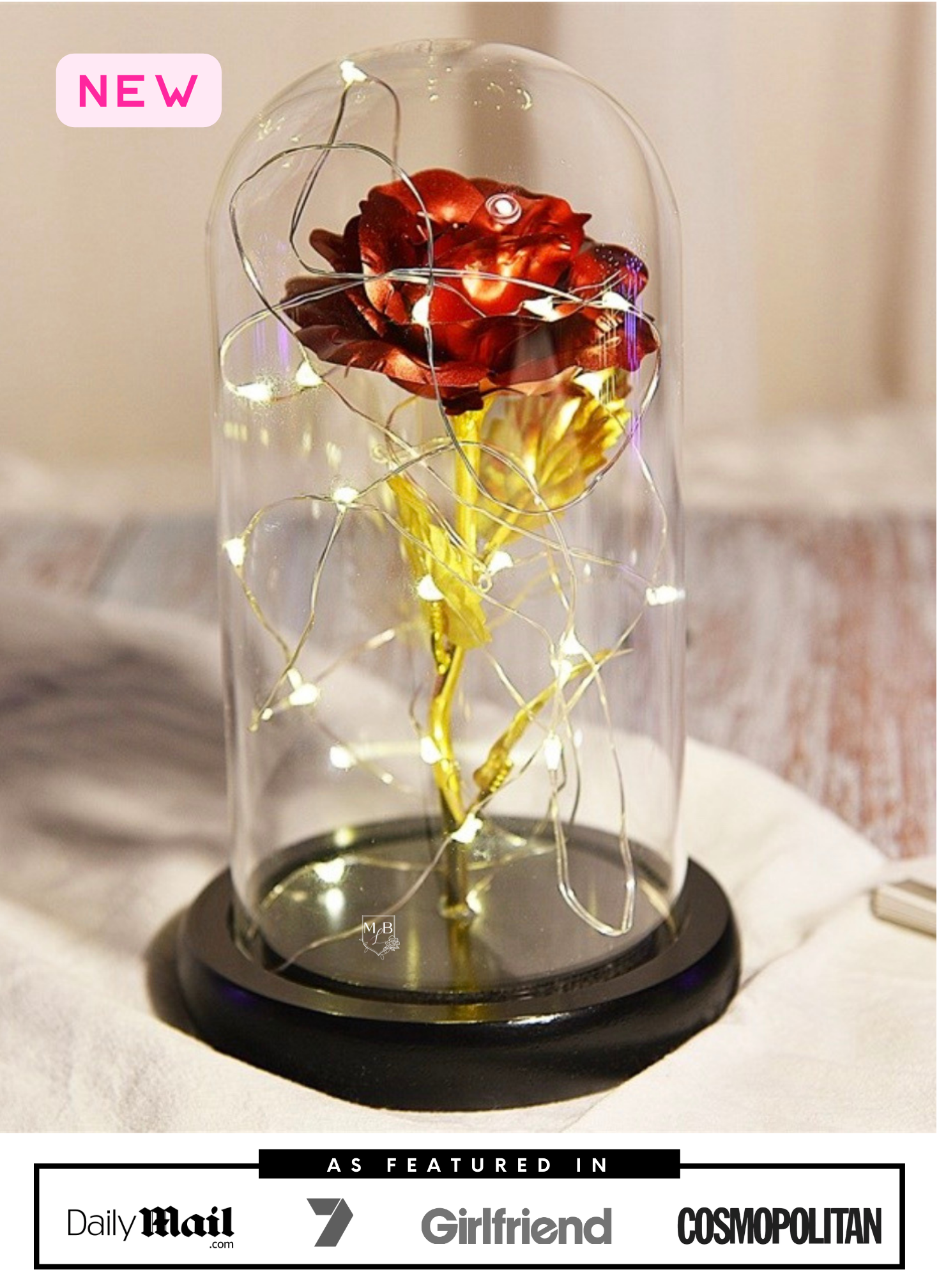 My Lasting Bouquet™️ 24K Red Enchanted Rose