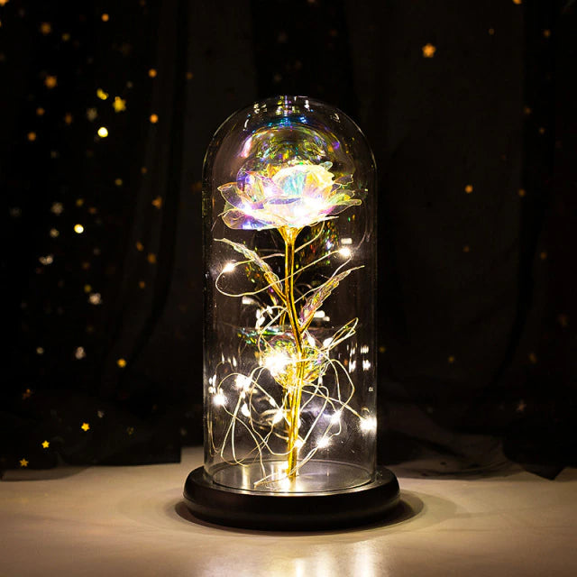 Galaxy LED Rose Dome - My Lasting Bouquet